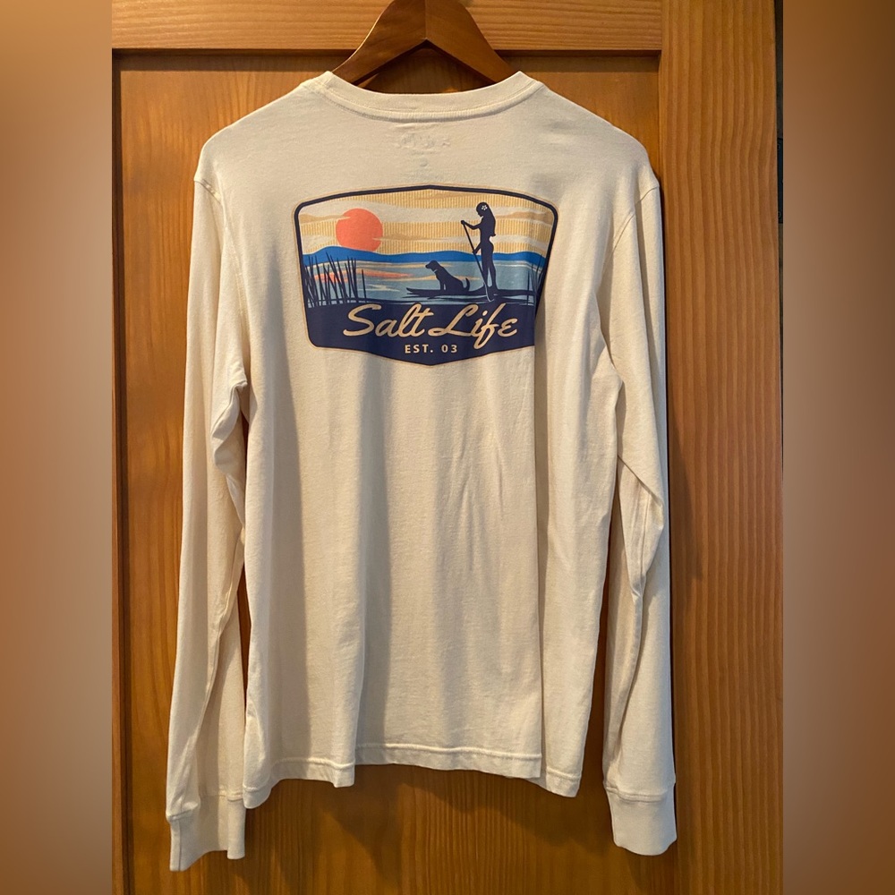 Salt Life Women’s/Juniors Paddleboard Long Sleeve T-Shirt NWT